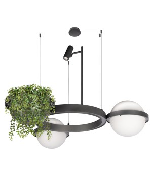 10121/2 Dark grey Подвесной светильник LOFT IT Jardin-foto5