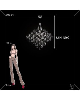 10259/1200 Silver Asfour Подвесной светильник LOFT IT Mira-foto8