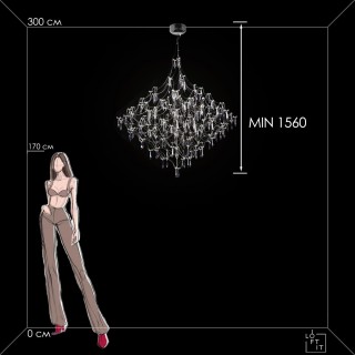 10259/1200 Silver Asfour Подвесной светильник LOFT IT Mira-foto8