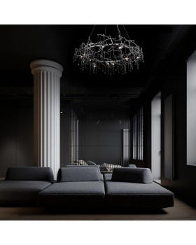 10068/1000 BK Подвесная люстра LOFT IT Bijout-foto8