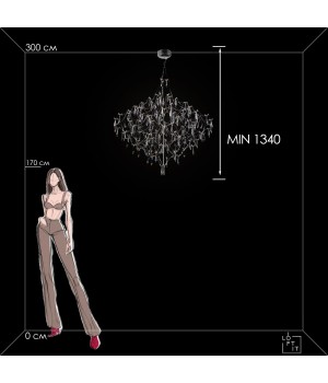 10259/1000 Silver Asfour Подвесной светильник LOFT IT Mira-foto8