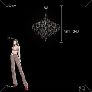 10259/1000 Silver Asfour Подвесной светильник LOFT IT Mira-foto8