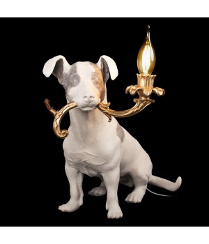 10312 Grey Настольная лампа LOFT IT Dog-foto2