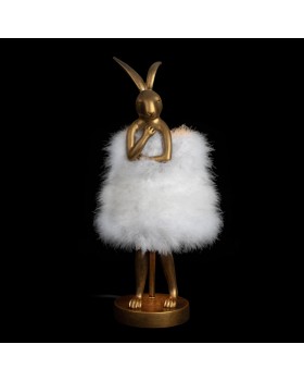 10315/A White fluff Настольная лампа LOFT IT Lapine-foto2