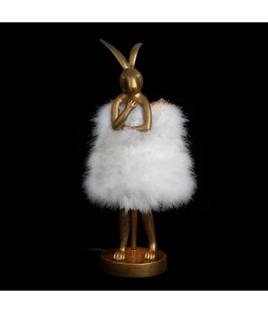 10315/A White fluff Настольная лампа LOFT IT Lapine-foto2