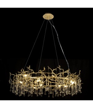 10068/1000 GD  Подвесная люстра LOFT IT Bijout-foto2