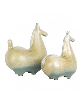 10283 Green Статуэтка LOFT IT Horse (2 штуки)-foto7