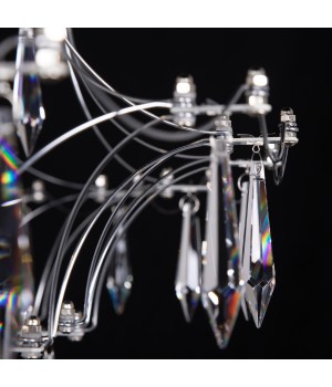 10259/800 Silver Asfour Подвесной светильник LOFT IT Mira-foto3