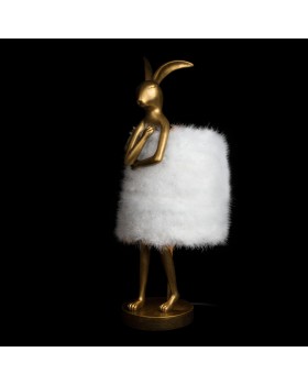 10315/B White fluff Настольная лампа LOFT IT Lapine
