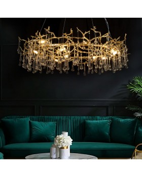 10068/1000 GD  Подвесная люстра LOFT IT Bijout-foto9