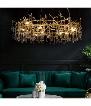 10068/1000 GD  Подвесная люстра LOFT IT Bijout-foto9