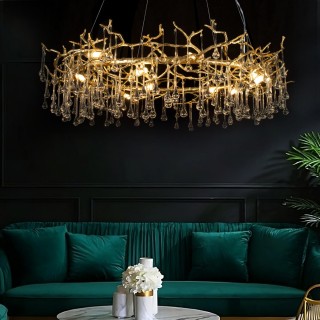 10068/1000 GD  Подвесная люстра LOFT IT Bijout-foto9