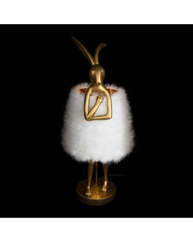 10315/B White fluff Настольная лампа LOFT IT Lapine-foto3