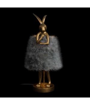 10315/A Grey fluff Настольная лампа LOFT IT Lapine-foto2