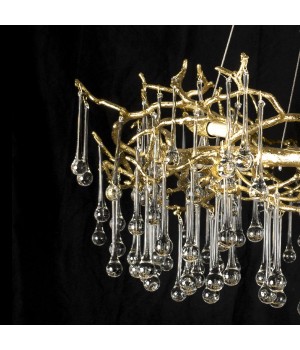 10068/1000 GD  Подвесная люстра LOFT IT Bijout-foto3