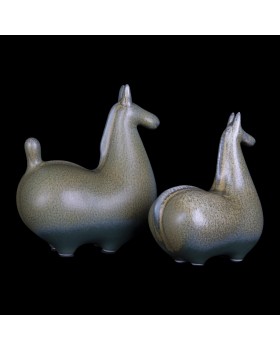 10283 Green Статуэтка LOFT IT Horse (2 штуки)-foto8