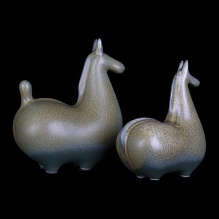 10283 Green Статуэтка LOFT IT Horse (2 штуки)-foto8