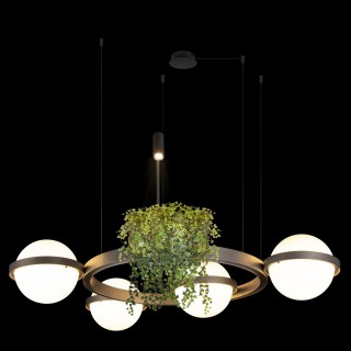 10121/4 Dark grey Подвесной светильник LOFT IT Jardin-foto4