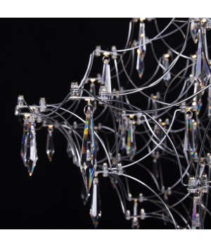 10259/1000 Silver Asfour Подвесной светильник LOFT IT Mira-foto2