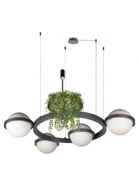 10121/4 Dark grey Подвесной светильник LOFT IT Jardin-foto3