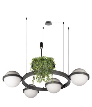 10121/4 Dark grey Подвесной светильник LOFT IT Jardin-foto3