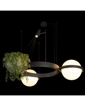 10121/2 Dark grey Подвесной светильник LOFT IT Jardin-foto6