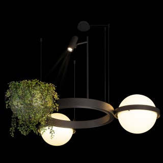 10121/2 Dark grey Подвесной светильник LOFT IT Jardin-foto6