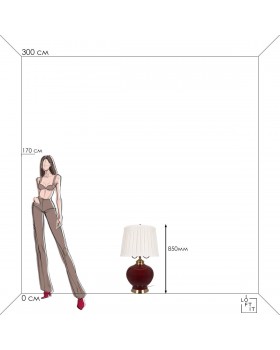 10267T/L Настольная лампа LOFT IT Ruby-foto5