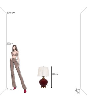 10267T/L Настольная лампа LOFT IT Ruby-foto5