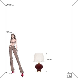 10267T/L Настольная лампа LOFT IT Ruby-foto5