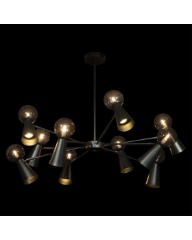 10046/10 Black Люстра на штанге LOFT IT Halley-foto2