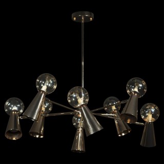 10046/8 Gold Люстра на штанге LOFT IT Halley-foto2