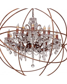 LOFT1897/15 Подвесная люстра LOFT IT Foucaults orb crystal-foto2