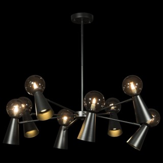 10046/8 Black Люстра на штанге LOFT IT Halley-foto2