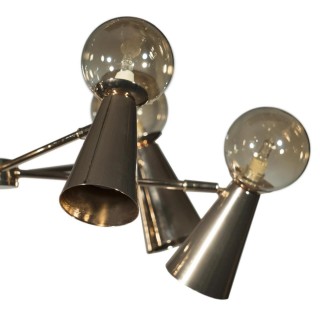 10046/6 Gold Люстра на штанге LOFT IT Halley-foto4