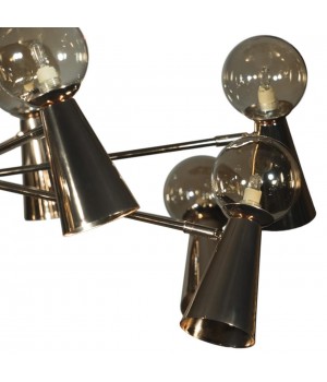 10046/10 Gold Люстра на штанге LOFT IT Halley-foto4