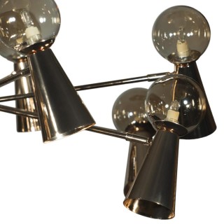 10046/10 Gold Люстра на штанге LOFT IT Halley-foto4