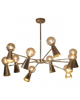 10046/10 Gold Люстра на штанге LOFT IT Halley-foto3