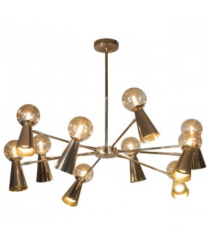 10046/10 Gold Люстра на штанге LOFT IT Halley-foto3