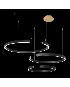 10025/3 Black Подвесной светильник LOFT IT Ring-foto2