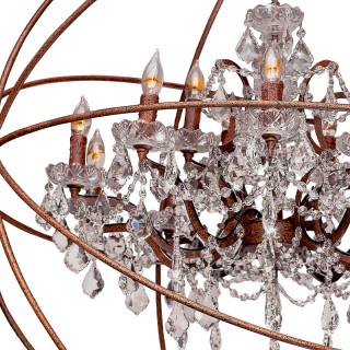 LOFT1897/15 Подвесная люстра LOFT IT Foucaults orb crystal-foto3