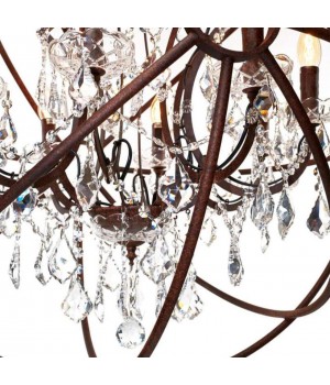 LOFT1897/8 Подвесная люстра LOFT IT Foucaults orb crystal-foto3
