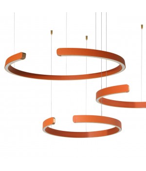 10025/3 Orange Подвесной светильник LOFT IT Ring-foto3