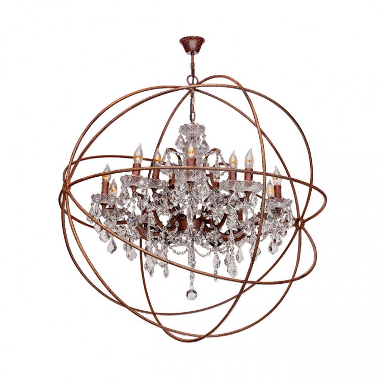 LOFT1897/15 Подвесная люстра LOFT IT Foucaults orb crystal