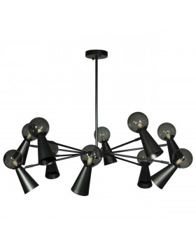 10046/10 Black Люстра на штанге LOFT IT Halley