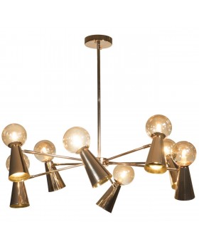 10046/8 Gold Люстра на штанге LOFT IT Halley-foto3