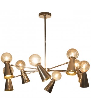 10046/8 Gold Люстра на штанге LOFT IT Halley-foto3