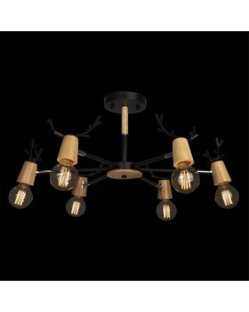 10024/6 Black Люстра на штанге LOFT IT Sven-foto2