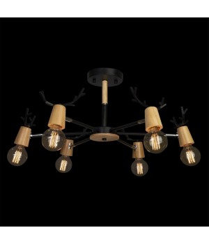 10024/6 Black Люстра на штанге LOFT IT Sven-foto2