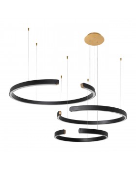 10025/3 Black Подвесной светильник LOFT IT Ring